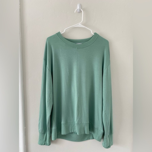 Athleta Tops - Oversized open back sweatshirt